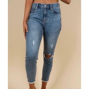 eunina Clara High Rise Skinny Crop Jeans